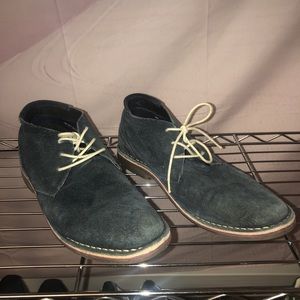kenneth cole navy desert boot